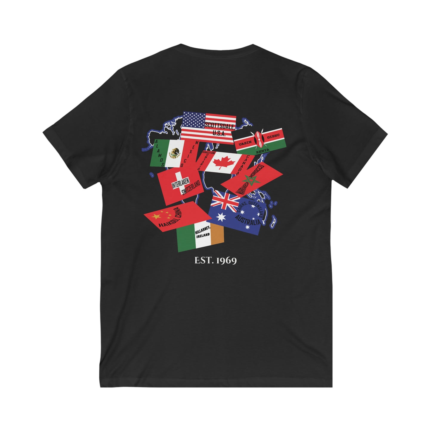 SSCA Student Art Short Sleeve V-Neck Tee 2-sided Print