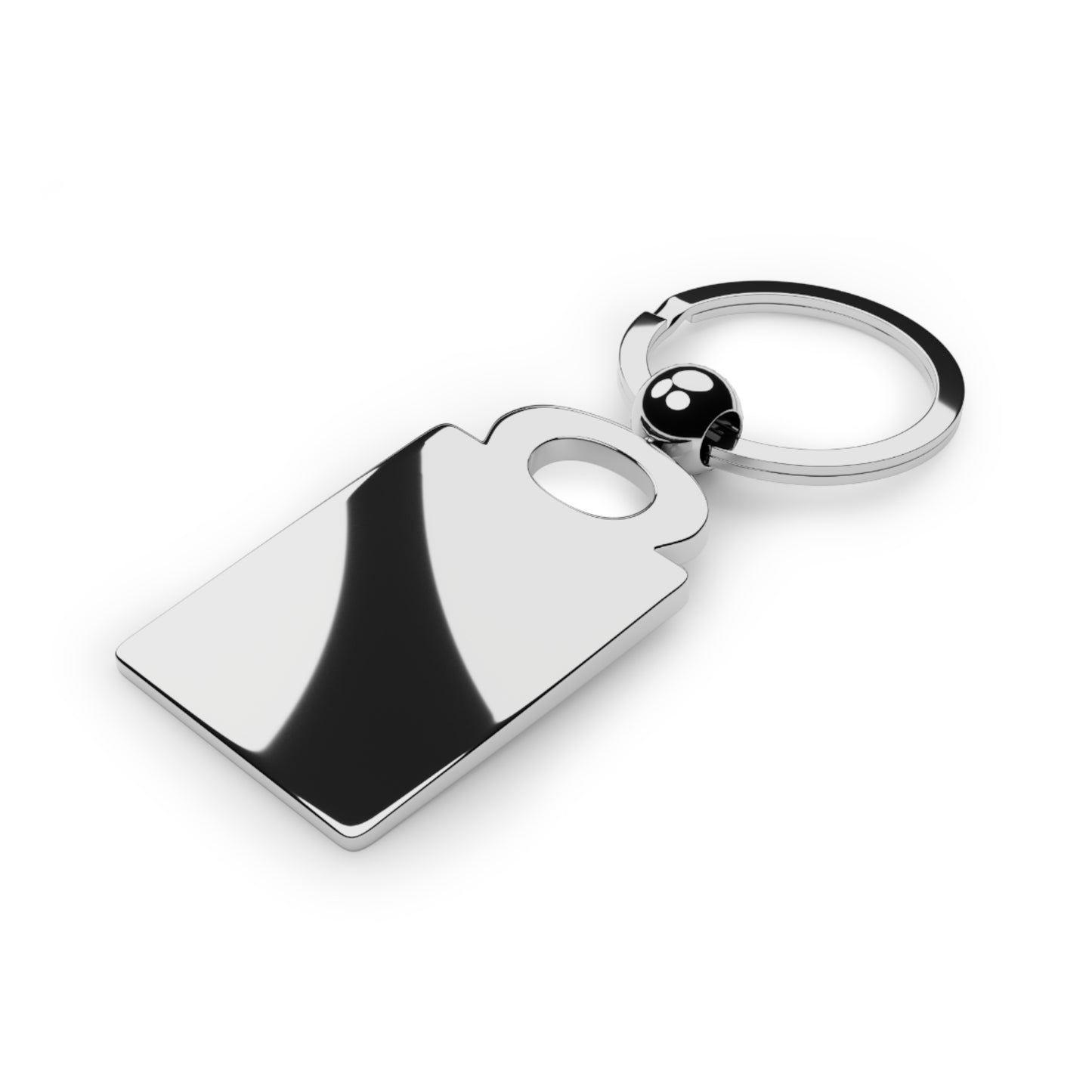 SSCA Rectangle Metal Keyring