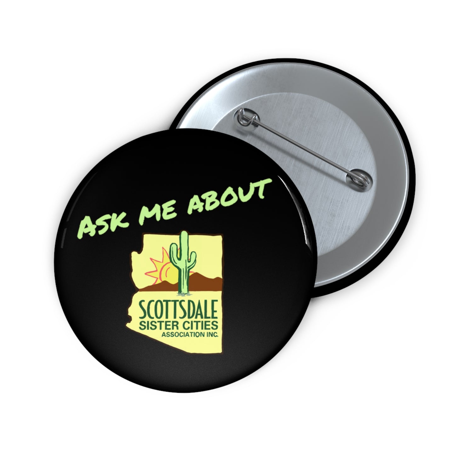 Custom SSCA "Ask Me" Pins / Buttons
