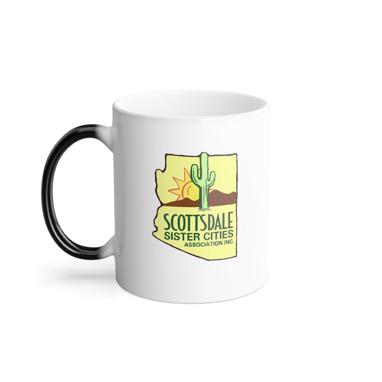 Scottsdale Sister Cities Color Morphing Mug, 11oz
