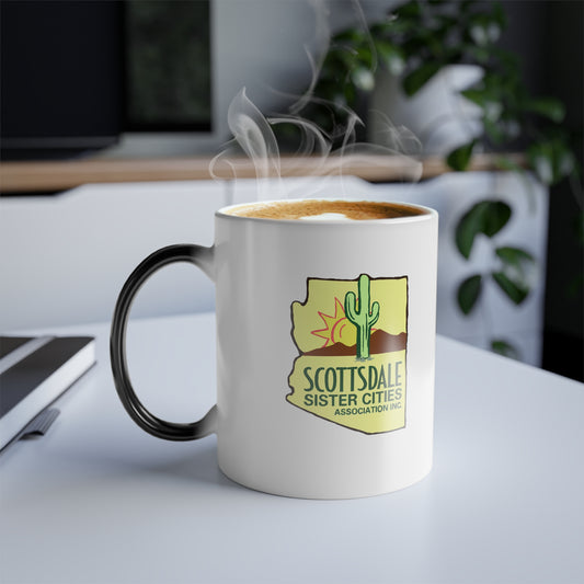 Scottsdale Sister Cities Color Morphing Mug, 11oz