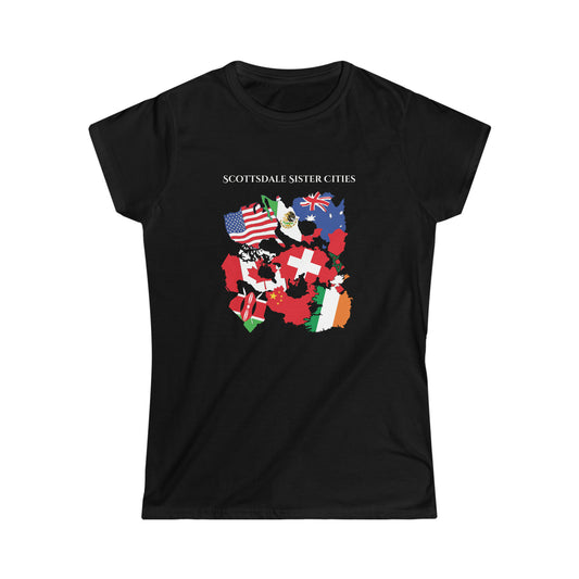 SSCA Student Art Women's Fit Softstyle Tee - 2 sided Print