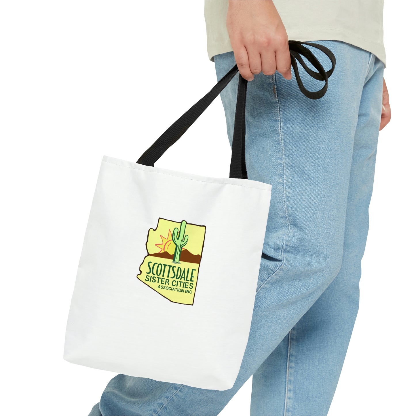SSCA Logo White Tote Bag - 3 sizes